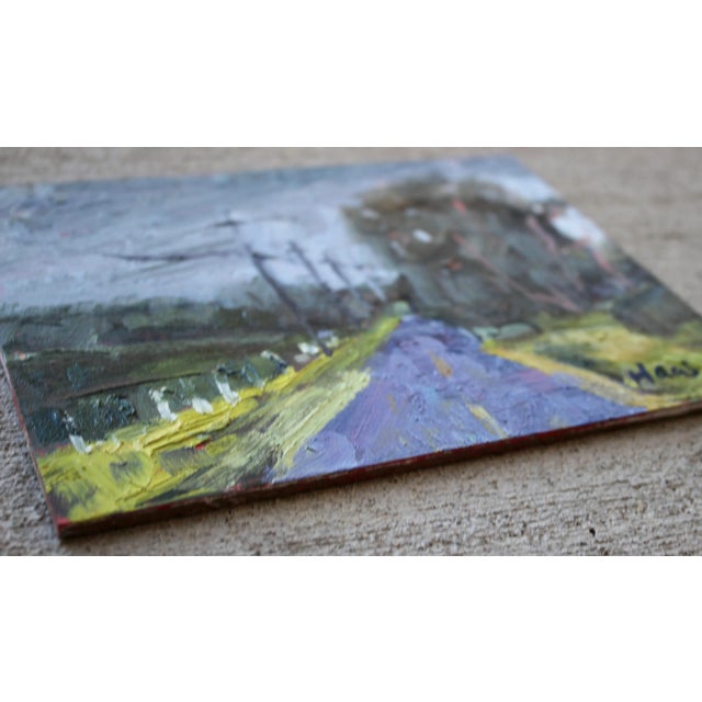 Quiet Places Collection — Modern Original Landscape Original oil painting on canvas, 8 x 6 unframed, signed. A simple...