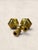 Antique English Edwardian Brass Hexagonal Candlestick Holders For Sale In Tampa - Image 6 of 18