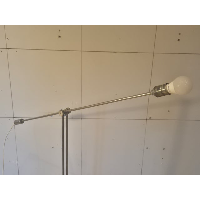 Industrial Polish Industrial Tripod Floor Lamp attributed to Gałecki, 1970s For Sale - Image 3 of 8
