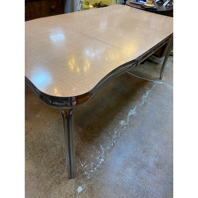 Metal Vintage Diner Table and Chairs For Sale - Image 7 of 10