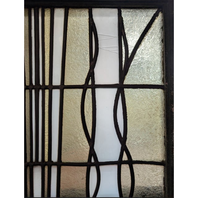 Late 19th Century Austin, Texas y.w.c.a. Stained Glass Door Assembly For Sale - Image 5 of 5