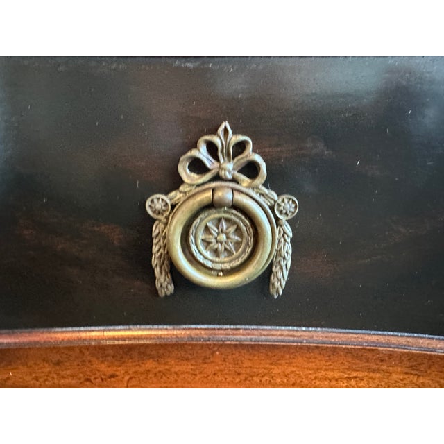 2010s Henredon Serpentine-Front Dresser With Brass Hardware For Sale - Image 5 of 8