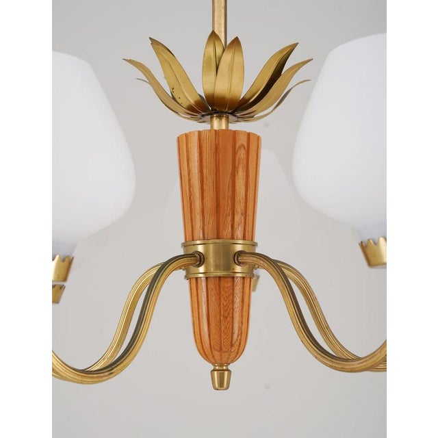 1950s Mid-Century Swedish Pendant attributed to Asea, 1950s For Sale - Image 5 of 8