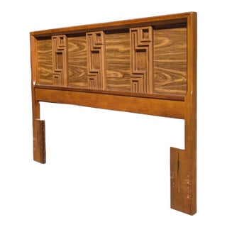 1960s Bassett Mid-Century Full-Size Headboard For Sale