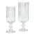 Glass Hurricane Shade Set For Sale