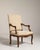 Louis XV Oak Throne Chair, Rococo Style, France, 19th Century For Sale - Image 4 of 13