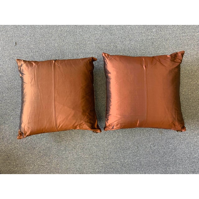 Ankasa Ankasa Faux Crocodile Embellished Pillows - a Pair For Sale - Image 4 of 10