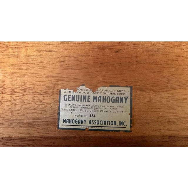Maddox of Jamestown Mahogany Drop Front Secretary Desk