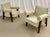 Mid-Century Modern Authentic Pair of Pierre Jeanneret Upholstered Bridge Chairs, Mid-Century Modern For Sale - Image 3 of 15