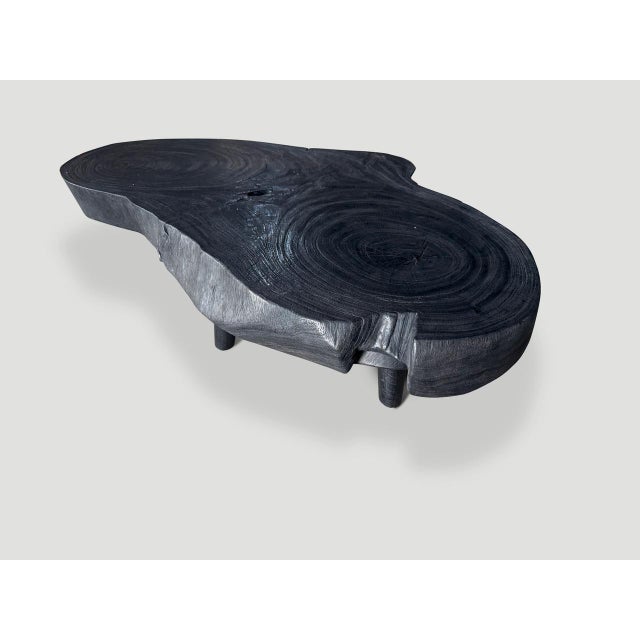 Andrianna Shamaris Amorphous Single Slab Mid Century Modern Coffee Table For Sale In New York - Image 6 of 6