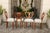 Biedermeier Set of Four Austrian Biedermeier Side Chairs with Lyre Shaped Backs, circa 1850 For Sale - Image 3 of 8