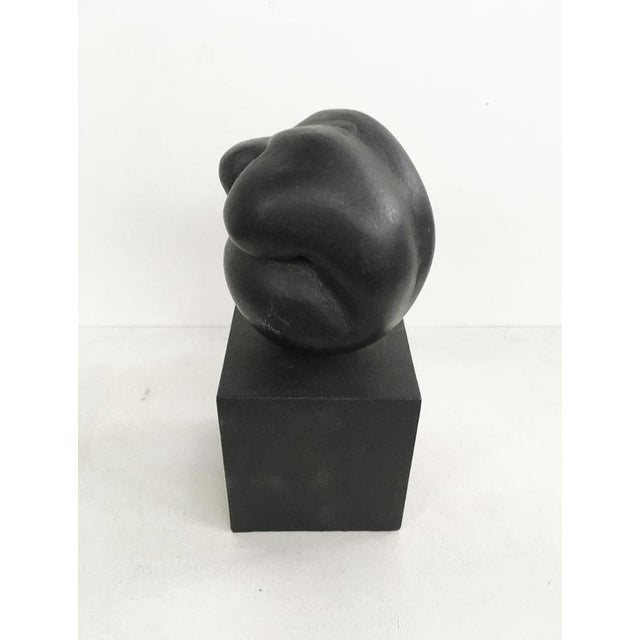 Patrizia Guerresi, Italian Black Abstract Sculpture, 1988, Aluminum For Sale - Image 15 of 16