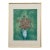Mid Century Floral Still Life "Les Fleurs" 1976 Ed Ward For Sale