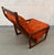 Mid 20th Century Unique Mid-Century Modern Teak Orange Lounge Chair For Sale - Image 5 of 9