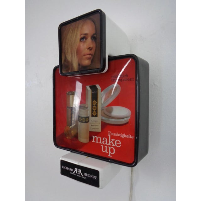 Plastic Light Sign by Richard Hudnut, 1960s For Sale - Image 7 of 18