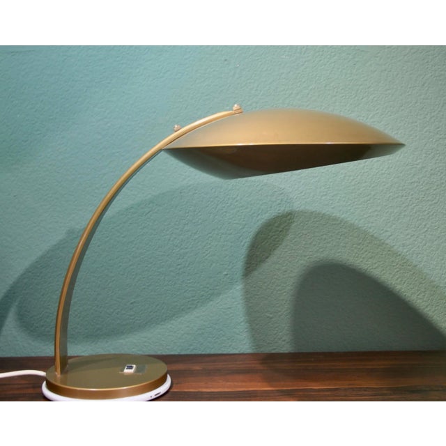 Vintage French Desk Lamp, 1960s, in Good conditions. Designed 1960 to 1969 European Plug (up to 250V).The wiring of this...
