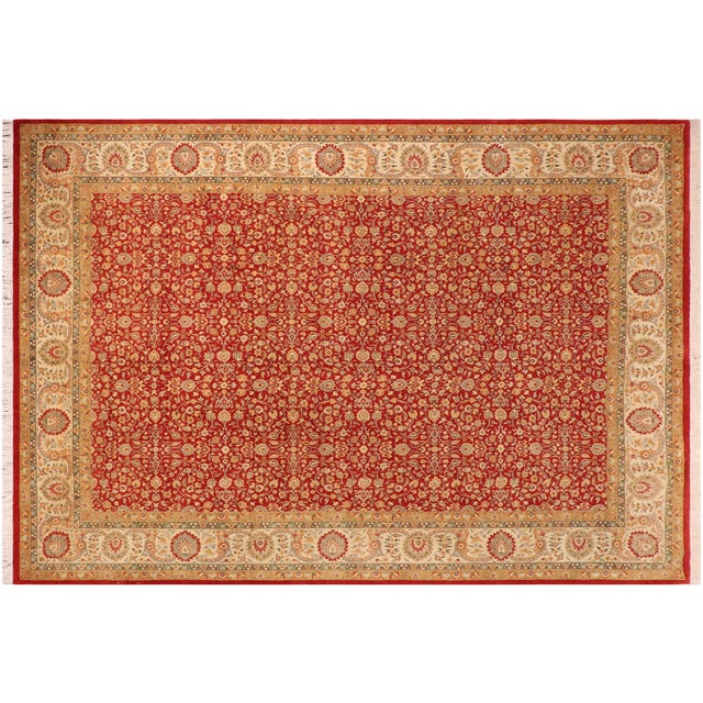 Textile 1980s Vintage Heritage Wool Rug - 10'0'' X 14'0'' For Sale - Image 7 of 8