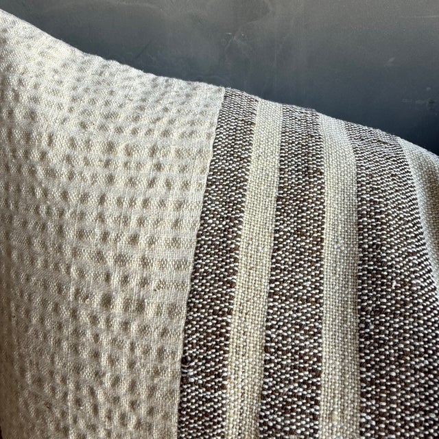 - Size: 18" x 29" - Crafted from authentic vintage Turkish hemp rugs, each pillow is a one-of-a-kind statement piece rich...