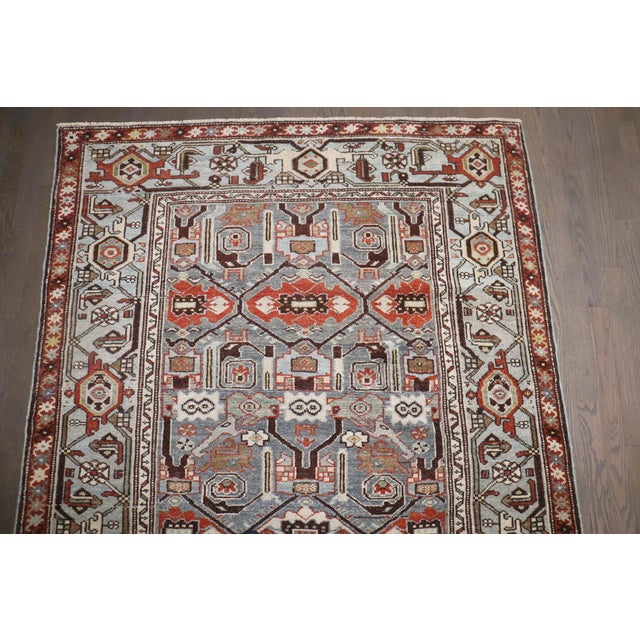 Antique Persian Malayer, 4'5'' X 6'11'' For Sale - Image 11 of 11