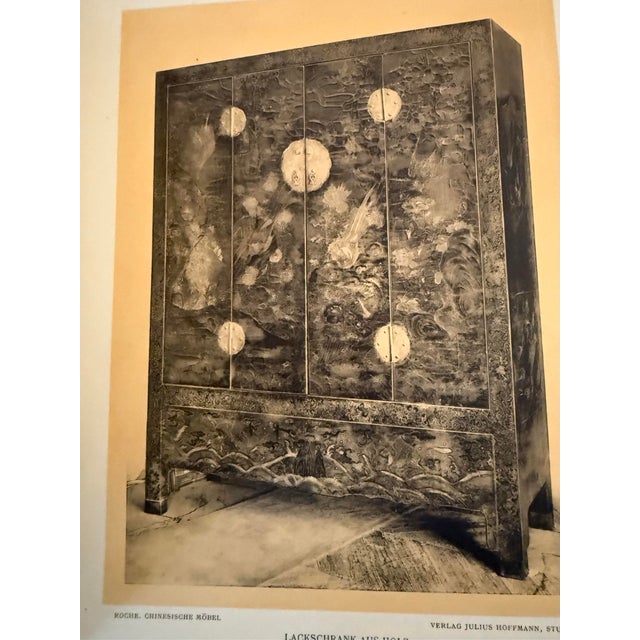Chinesische Möbel Odilon Roche Verlag Von Julius Hoffmann 1924 For Sale - Image 4 of 5