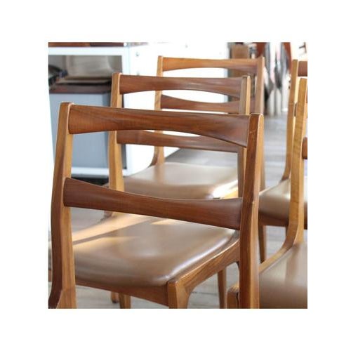 Caramel Dining Chairs, 1960s, Set of 6 For Sale - Image 4 of 13