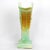 1940s Vintage McCoy Pottery Grapes & Leaves Fan Vase 1940s Rustic Line Green Brown For Sale - Image 5 of 8