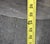 Kidney Shaped Custom Made Pebbled Leather Side Table For Sale - Image 9 of 9