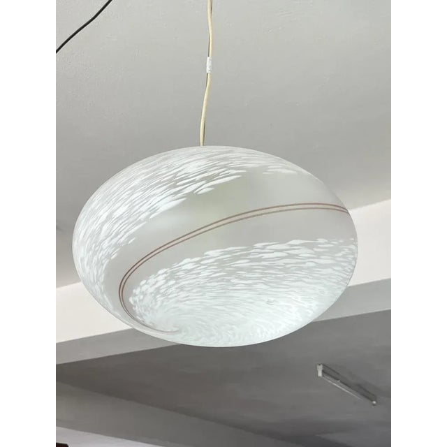 Murano Glass Suspension Lamp Model Giove, Italy, 1970s For Sale - Image 7 of 12