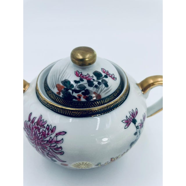 1970s Porcelain Sugar Bowl Japan Kutania, 1975 For Sale - Image 5 of 12