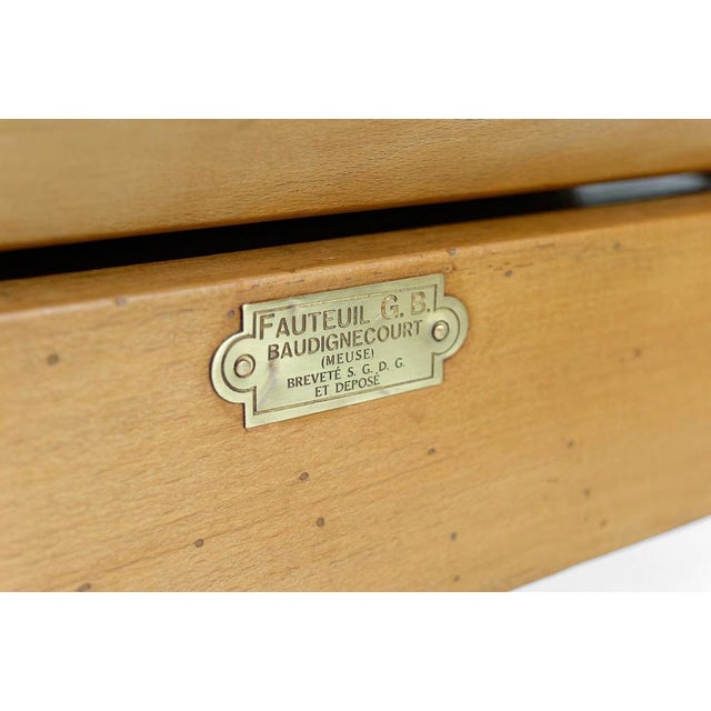 Morris Lounge Chair in Beech, France, 1925 For Sale - Image 13 of 14