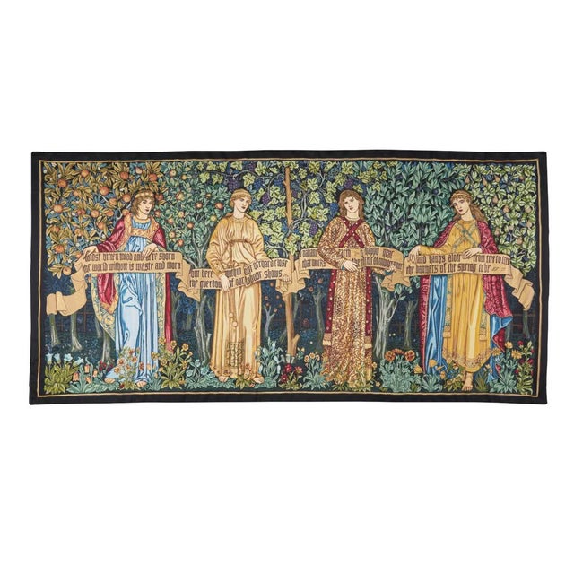 This tapestry is from an original by English artist and designer William Morris, and his associate Henry Dearle. William...