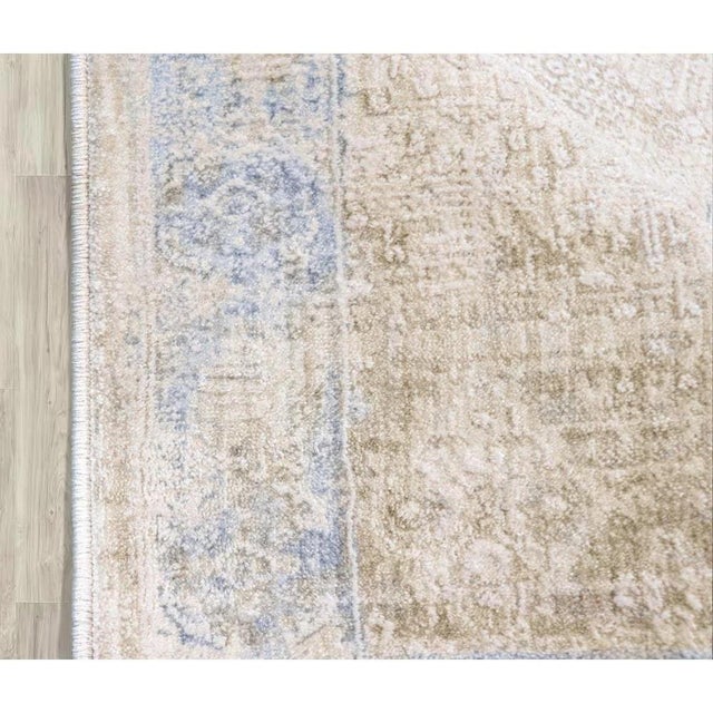Textile Pasargad Home Eterna Beige Polyester Area Rug- 3'11'' X 5' 9'' For Sale - Image 7 of 9