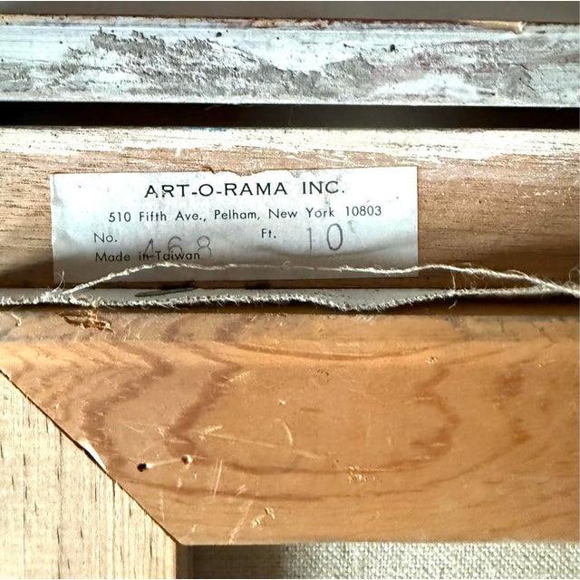 Textile Vintage 1980 Robert Bruce Williams - Little Boy Blue, Framed For Sale - Image 7 of 9