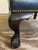 Wood 19th Century English Leather Wingback Chair For Sale - Image 7 of 11