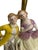 Vintage French Porcelain Courting Couple Boudoir Table Lamps With Ormolu Bases – Rococo Style - a Pair For Sale - Image 6 of 16