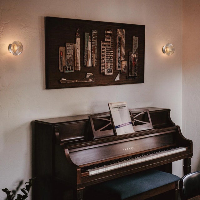 1960s Swedish Modern Pressed Glass & Porcelain Wall or Ceiling Lamp Executed in thick and heavy textured glass and white...