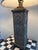 2010s Attributed to Uttermost Carved Wood Table Lamps W/ Shades (32"h) - a Pair For Sale - Image 5 of 12