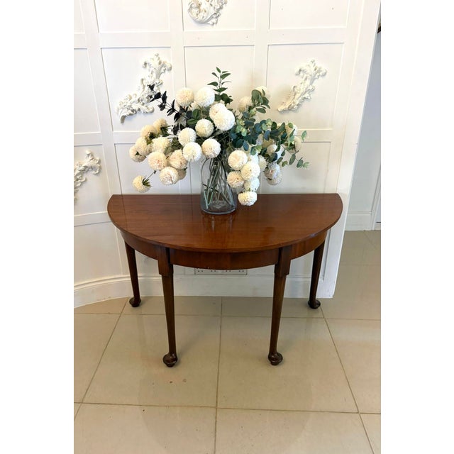 Antique Georgian Figured Mahogany Metamorphic Dining Table, 1780s For Sale - Image 11 of 18