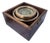 Brass Boat Compass in Varnished Wood Box For Sale