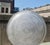 Industrial Aluminum Disk museum mounted to steel. A true circle, standing alone, the disk has a slight rise in the center,...