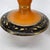 1930s Charles Schneider Style Art Deco Pressed Orange Glass Candlesticks - A Pair For Sale - Image 9 of 12