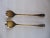 1980s Vintage Sheffield Silver-Plate Salad Utensils For Sale - Image 5 of 5