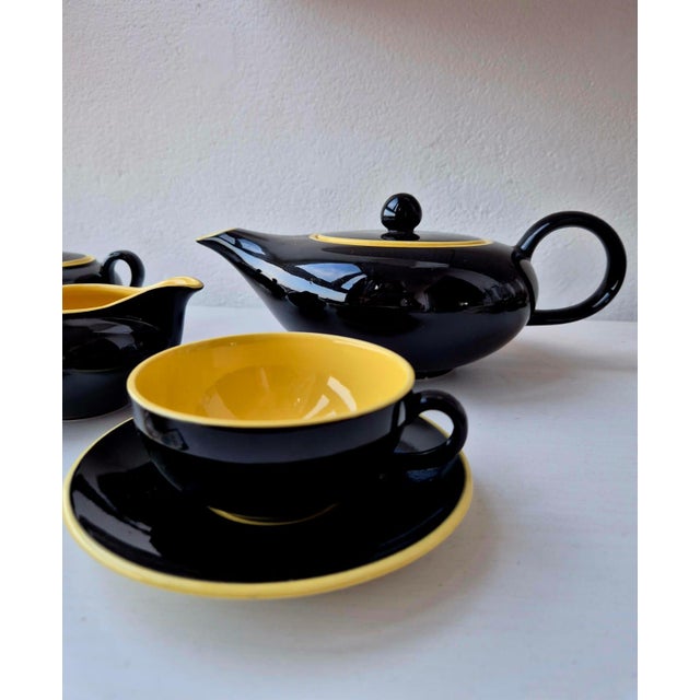 Mid-Century Modern Tea Set by Villeroy & Boch, 1950s, Set of 9 For Sale - Image 10 of 12