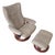 Ekornes Stressless Classic Wing Recliner & Ottoman For Sale