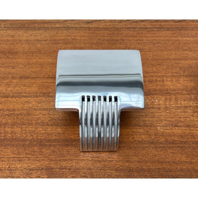 Vintage Postmodern Spanish Model Arqui Pe Aluminum Sconces by O. & S. Devesa for Metalarte, 1990s, Set of 2 For Sale - Image 11 of 18