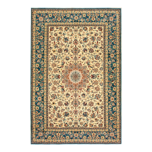 Antique Persian Isfahan Rug 7' 0" x 10' 5"