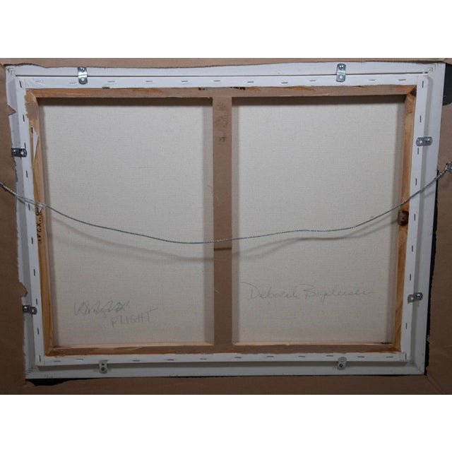 Deborah Bigelesien - Flight - Oil on Canvas - American - 24" H X 30" W For Sale In West Palm - Image 6 of 6