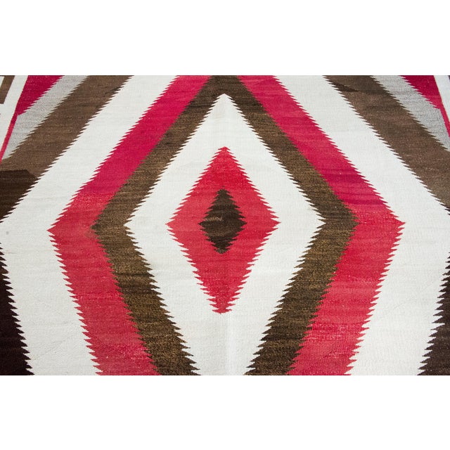 Early 20th Century Native American Navajo Rug For Sale - Image 12 of 15
