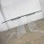 Glass Vintage Modern to Hollywood Regency or Art Deco Dining Table Lucite Sculptural Base Oval Glass Top For Sale - Image 7 of 18