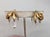 Mid-Century Modern Vintage Signed Napier White Moonglow "Cumquat" Clip Earrings- 2 Pieces For Sale - Image 3 of 7